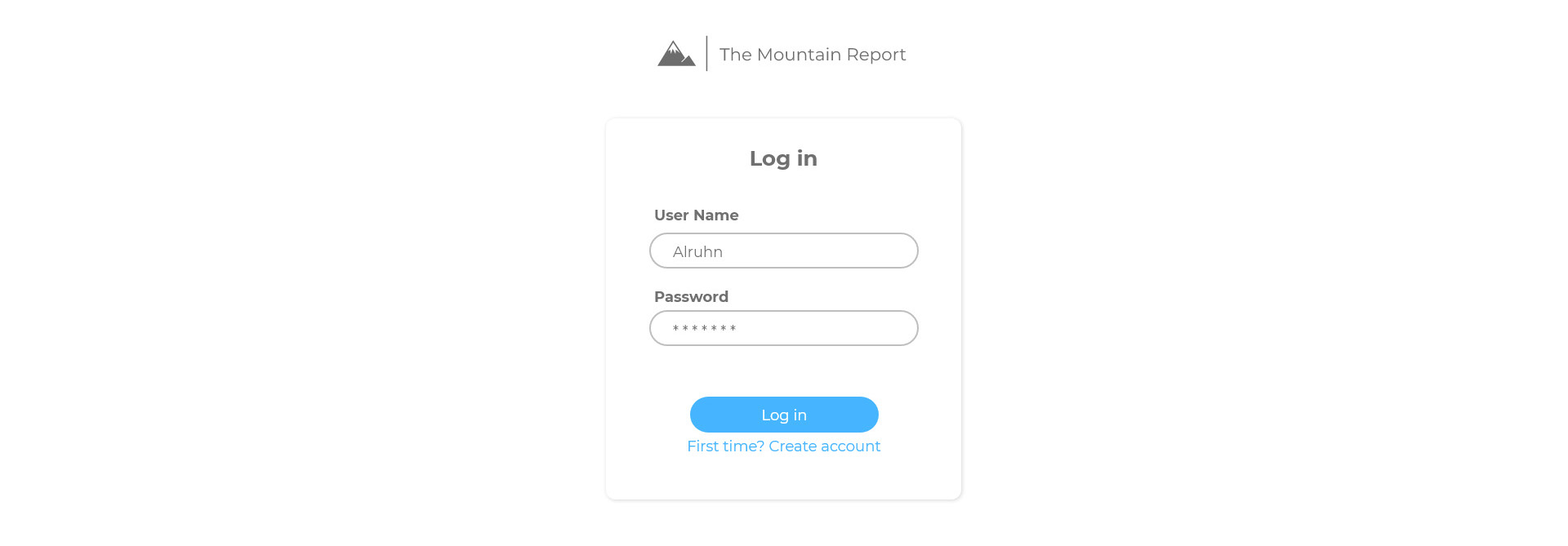 The Mountain Report screenshot